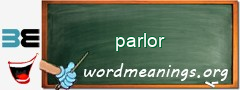 WordMeaning blackboard for parlor